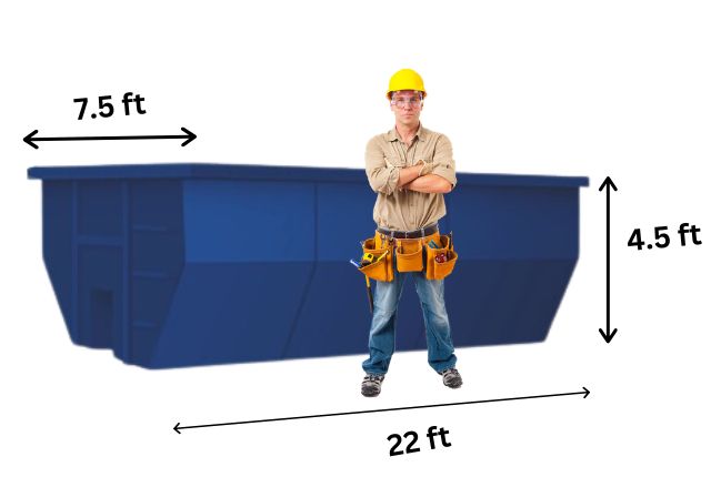 Home 7 20 yard dumpster